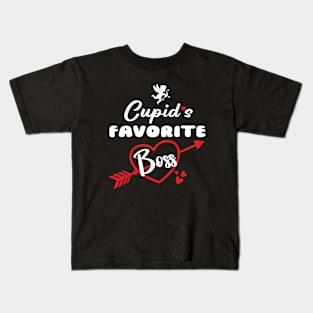 Cupid's Favorite Boss Kids T-Shirt